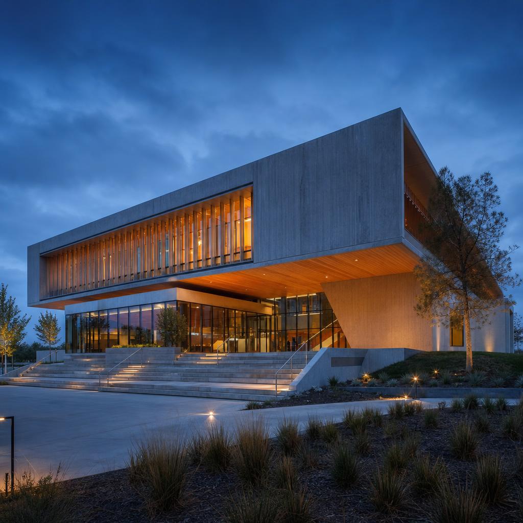 Spectacular completed architecture project